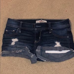 hollister jean shorts